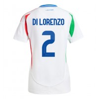 Maglia Calcio Italia Giovanni Di Lorenzo #2 Seconda Divisa Donna Europei 2024 Manica Corta